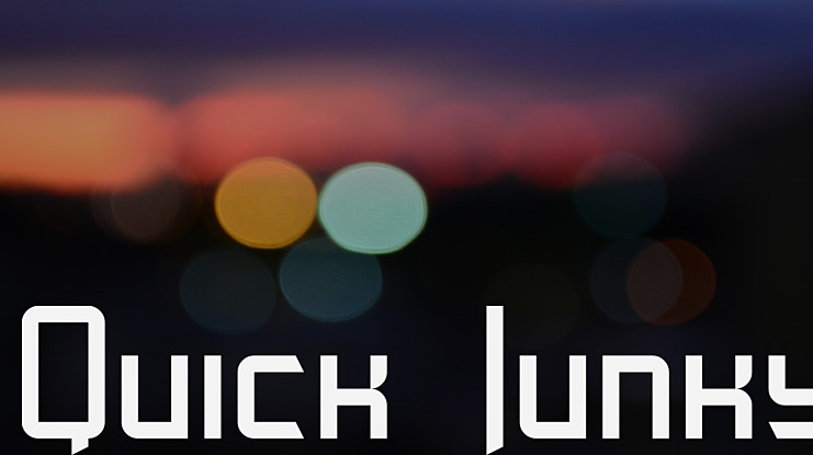 Quick Junky Font