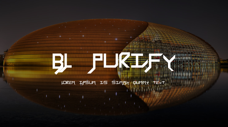 BL Purify Font