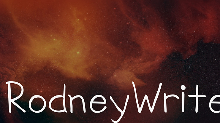 RodneyWrite Font Family