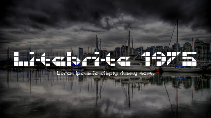Litebrite 1975 Font