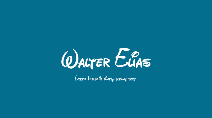 Walter Elias Font