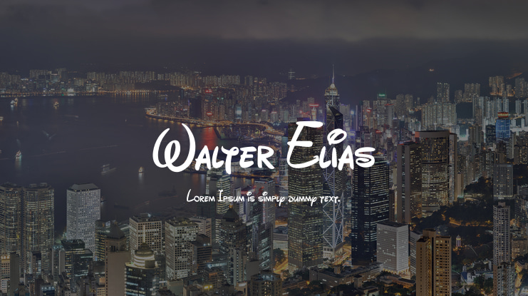 Walter Elias Font