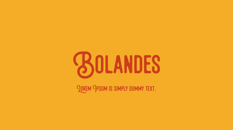 Bolandes Font