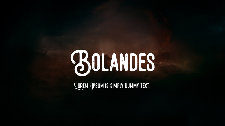 Bolandes Font