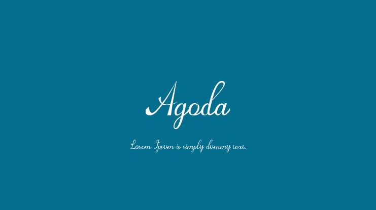 Agoda Font