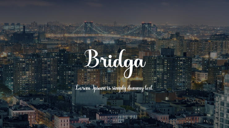 Bridga Font