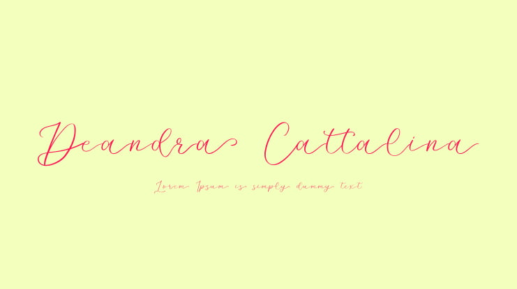 Deandra Cattalina Font
