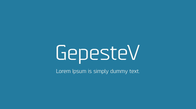 GepesteV Font