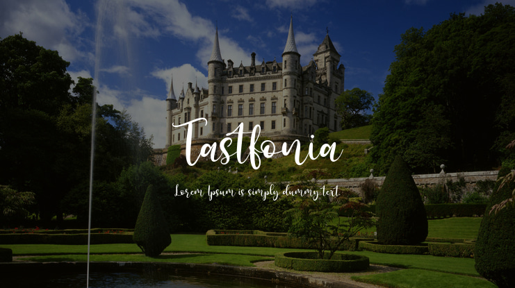 Tastfonia Font