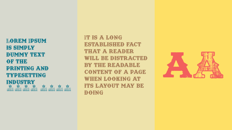 TEXASWOOD PERSONAL USE Font