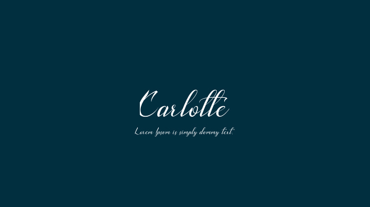 Carlotte Font