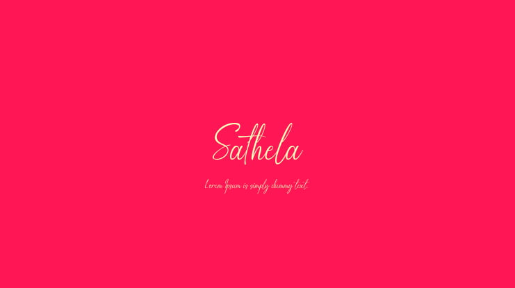 Sathela Font