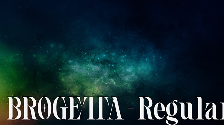 BROGETTA- Font