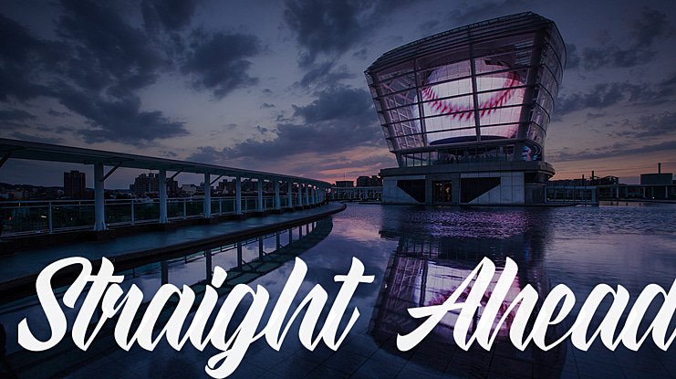 Straight Ahead Font Family
