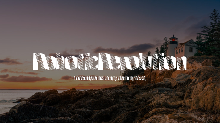 RoboticRevolution Font