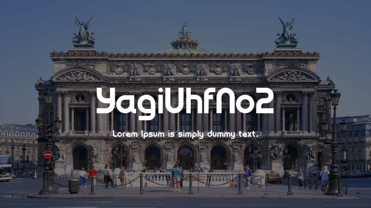 YagiUhfNo2 Font