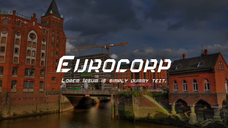 Eurocorp Font