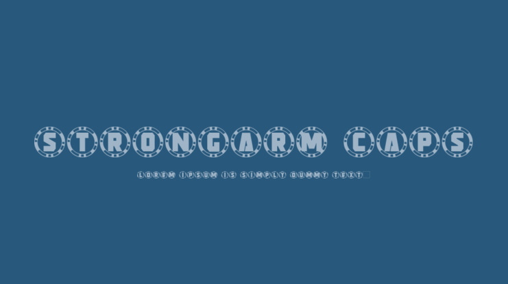 Strongarm Caps Font