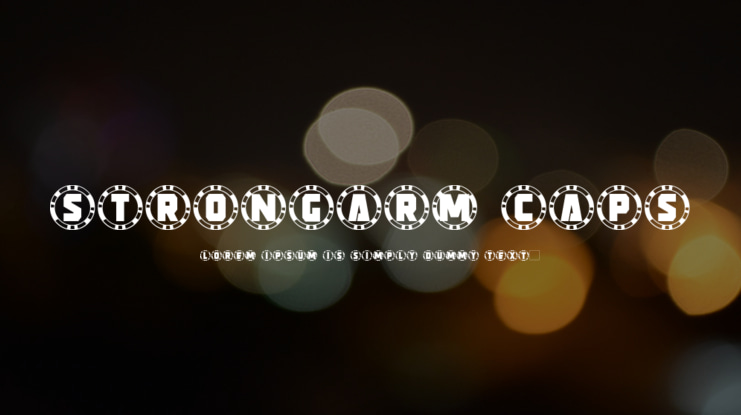 Strongarm Caps Font