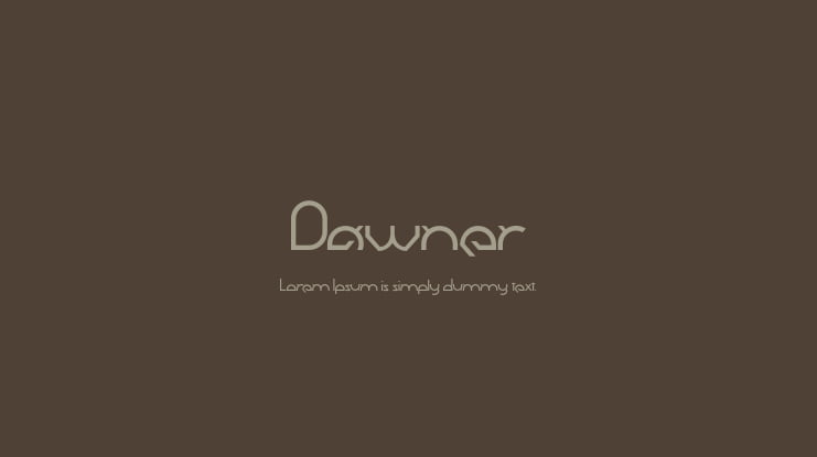 Dawner Font Family