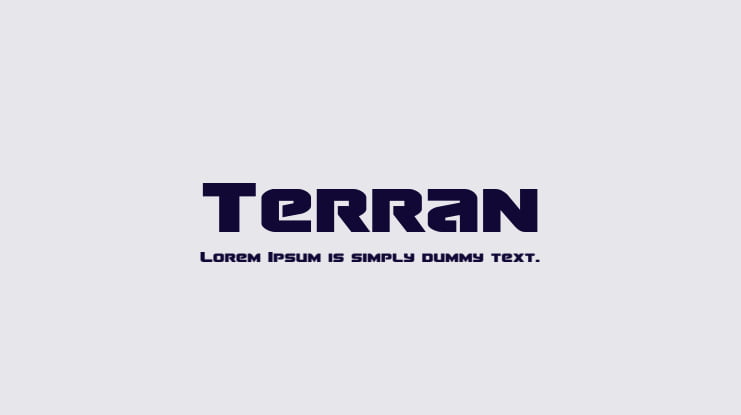 Terran Font Family