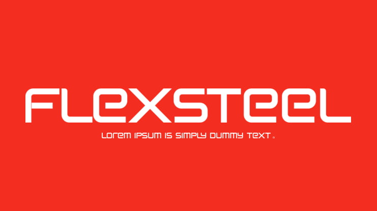 Flexsteel Font