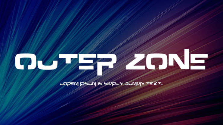 Outer zone Font