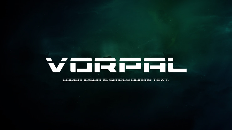 Vorpal Font Family