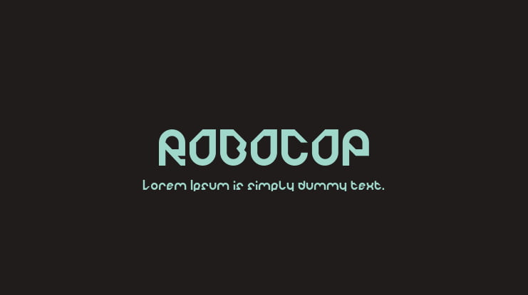 ROBOCOP Font Family