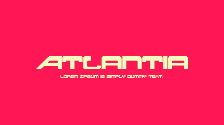 Atlantia Font Family