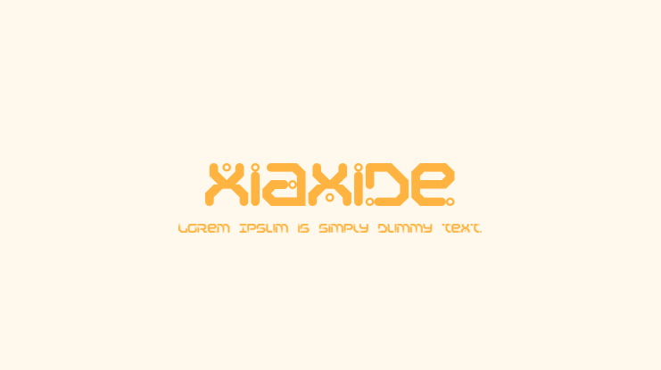 Xiaxide Font Family