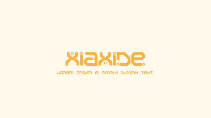 Xiaxide Font Family