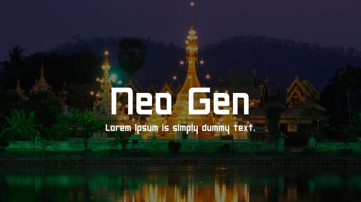 Neo Gen Font Family