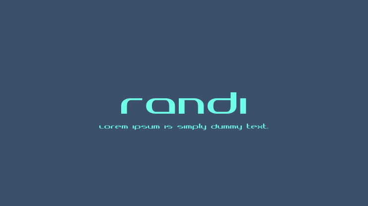 Randi Font