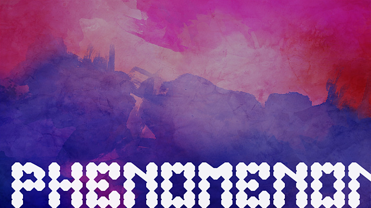 PHENOMENON Font