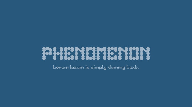 PHENOMENON Font