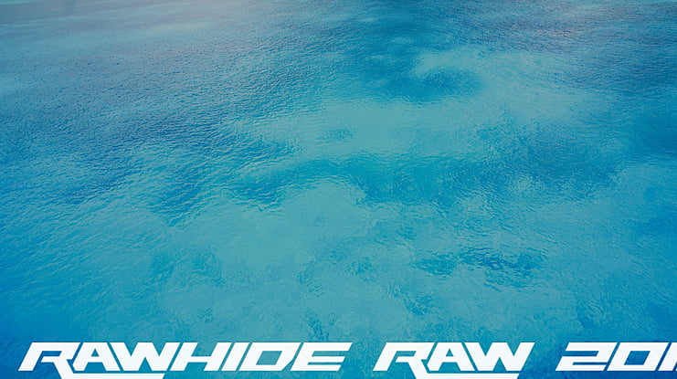 Rawhide Raw 2012 Font