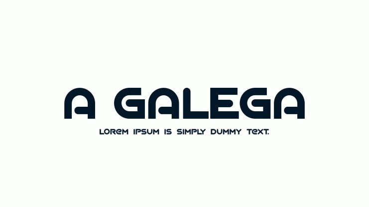 A GALEGA Font