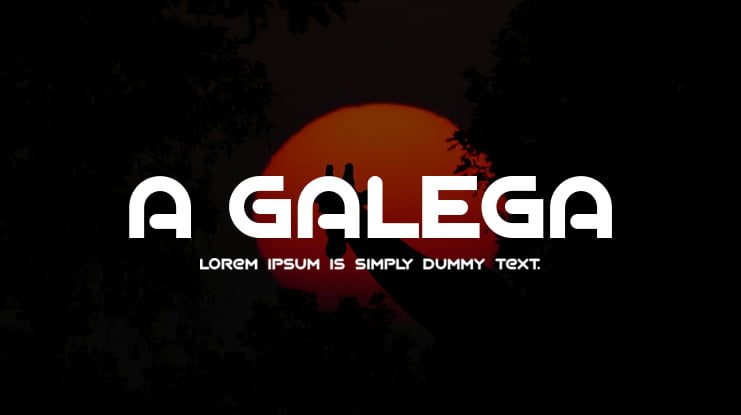 A GALEGA Font