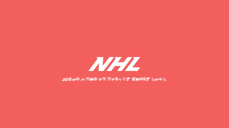 NHL Font