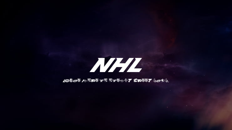 NHL Font