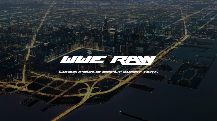 WWE Raw Font