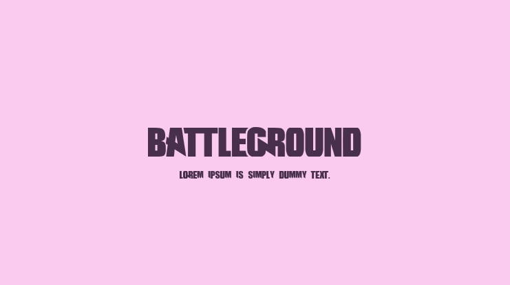 Battleground Font