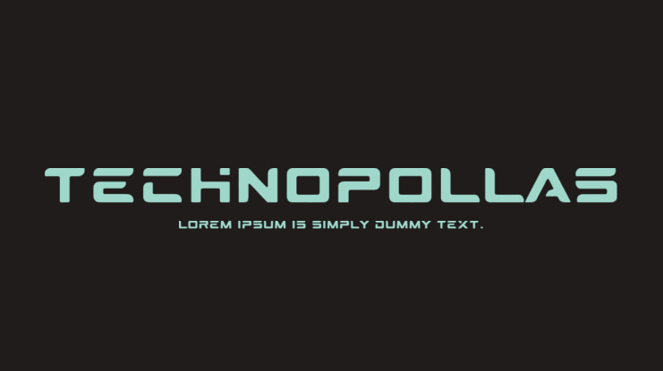 Technopollas Font