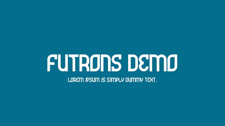 Futrons Demo Font Family