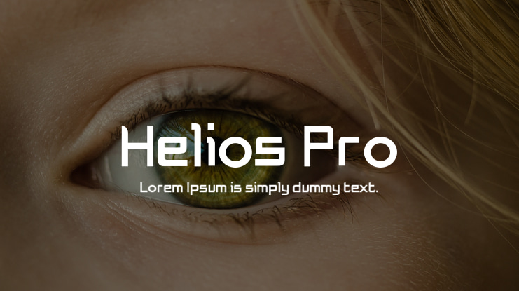 Helios Pro Font