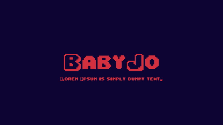BabyJo Font