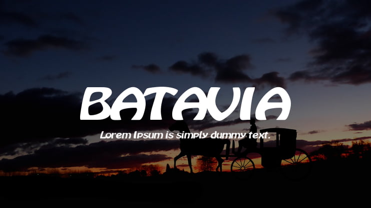 BATAVIA Font