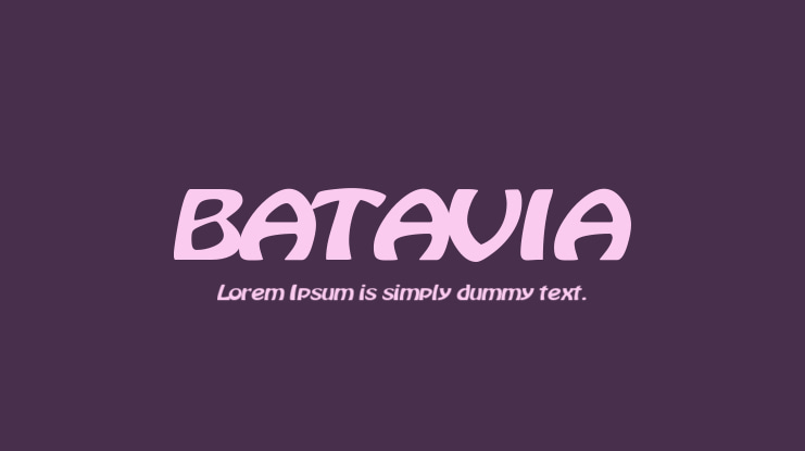 BATAVIA Font