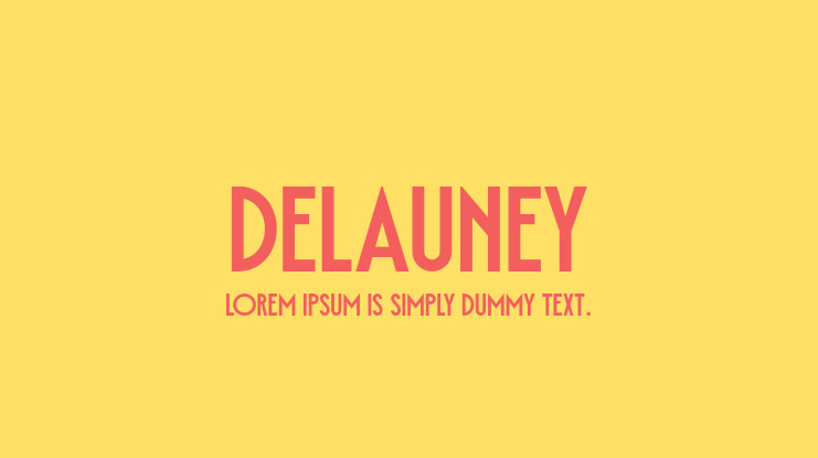 Delauney Font